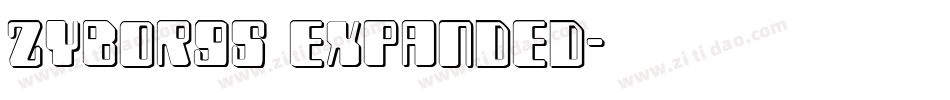 Zyborgs Expanded字体转换